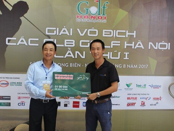 Sân golf Yên Dũng tài trợ giải HIO tại Giải Vô Địch Các Câu Lạc Bộ Golf Hà Nội lần thứ 1