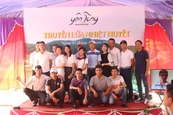 Ngày hội nhân viên sân golf: “Yên Dũng – Truyền lửa nhiệt huyết”