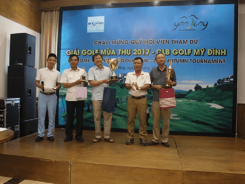 Sân golf Yên Dũng tài trợ giải HIO cho giải Mùa Thu – CLB golf Mỹ Đình
